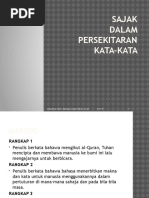 Sajak - Dalam Persekitaran Kata-Kata