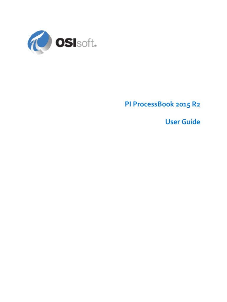 PI ProcessBook 2015 R2 User Guide en PDF Visual Basic For Applications Digital Technology