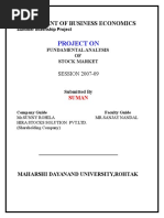 Fundamental Analysis