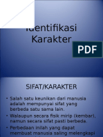 Identifikasi Karakter