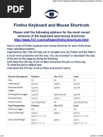 Firefox Keyboard and Mouse Shortcuts