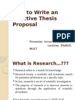 Thesis Proposal For 14 Batch