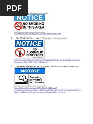 20 Contoh Notice