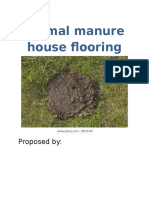 Animal Manure House Flooring