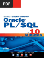 Learn PL/SQL in 10 Minutes by Sam Forte