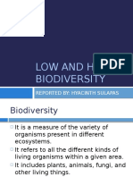 Low and High Biodiversity
