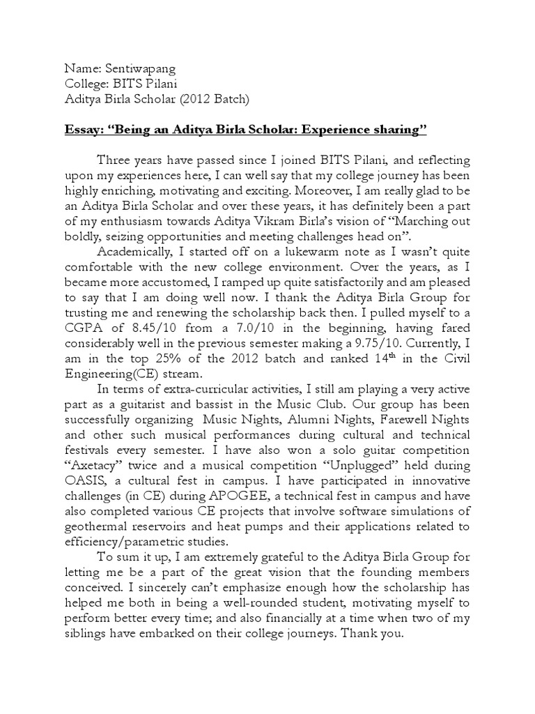 Abgs Essay | PDF