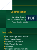 Contraception: David Blair Toub, M.D. Dept. of Obstetrics and Gynecology Pennsylvania Hospital