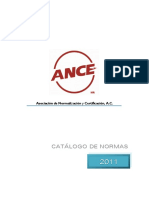 Catalogo de Normas Ance PDF