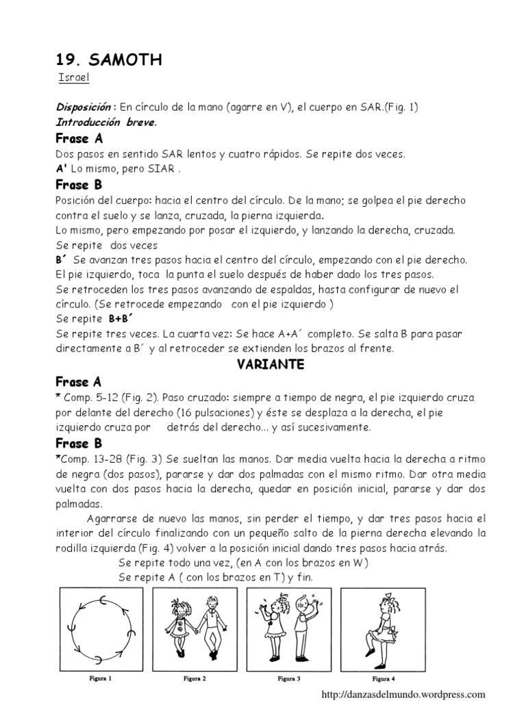 Danza Samoth: Pasos y Variantes | PDF
