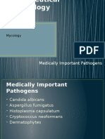 Medically Important Pathogens: Mycology