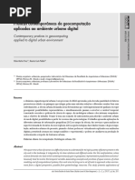 Práticas Contemporâneas de Geocomputação Aplicadas Ao Ambiente Urbano Digital