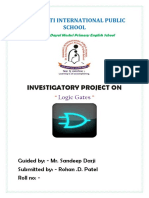 CBSE Class 12 Physics Investigatory Project On Logic Gates