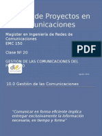 Clase Nº 20 Comunicaciones y Adquisiciones