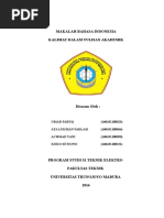 Download MAKALAH Kalimat Dalam Tulisan Akademik by Achmad Yani SN338880094 doc pdf