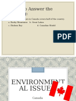 Canada Environmental Issues PPT 2