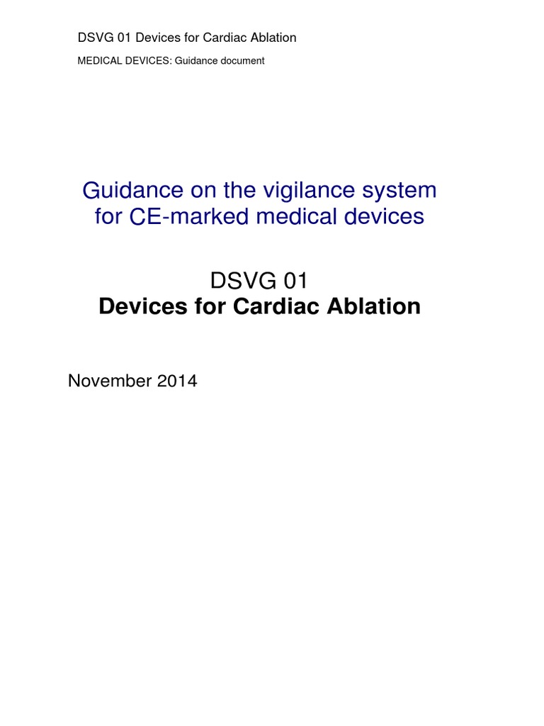Guidance On The Vigilance System For CEmarked Medical Devices PDF
