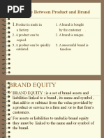 Brand Equity