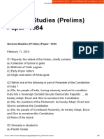1984 GS Prelims Paper (Shashidthakur23.Wordpress - Com)