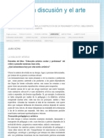 El Texto, La Discusión y El Arte Público: JUAN ACHA