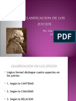 Clasificacion de Los Juicios