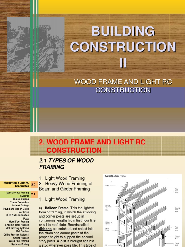Wood Frame Construction Techniques | PDF | Framing (Construction) | Masonry