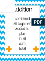 Math operations explained: addition, subtraction, multiplication, division