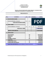 Presupuesto Parque Eolico A