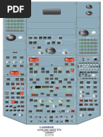 A330 Cockpit Overhead Panel