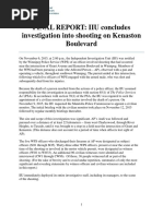 Download Full IIU report into police shooting of Mark DiCesare by Riley SN338905180 doc pdf