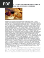 Segredos Da Ceia Do Senhor Que Poucos Sabem - Restaurando a Ceia Do Senhor