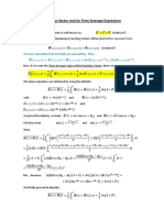 Poynting Vector and Its Time Average Expression