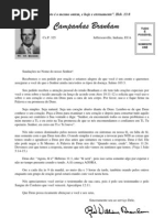 Carta de Oração - Campanhas Branham