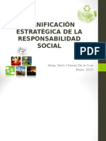 Planificación Estratégica de La Responsabilidad Social