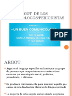 Argot de Los Comunicólogos y Periodistas (2)