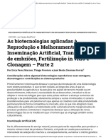 As Biotecnologias Aplicadas à Reprodução e Melhoramento Animal_ Inseminação Artificial, Transferência de Embriões, Fertilização in Vitro e Clonagem – Parte 2 BeefPoint