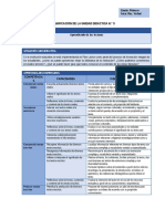 COM - Planificación Unidad 5 - 3er Grado