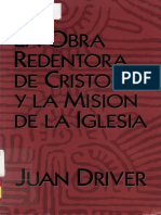 Juan Driver La Obra Redentora de Cristo y La Mision de La Iglesia X Eltropical
