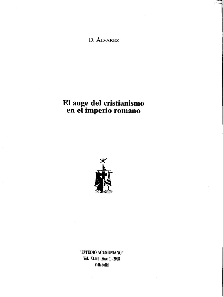 (2008) El Auge Del Cristianismo en El Imperio Romano PDF | PDF