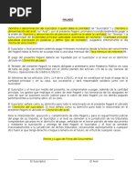 CARTA RESPONSIVA Renta de Vehiculo