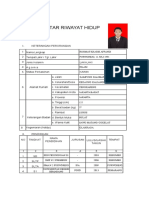 Contoh Daftar Riwayat Hidup Rohmat