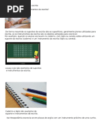 Suportes e Instrumentos Da Escrita