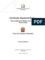 CNB Tercero Básico - Ciencias Naturales - 08 - 11-2010 PDF