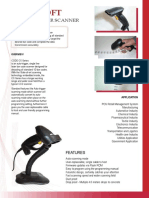 Keyence SR-710 Code Reader Specs | PDF | Barcode | Laser