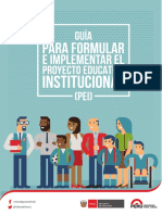 Guía para Formular e Implementar El Pei - Minedu 2017 PDF