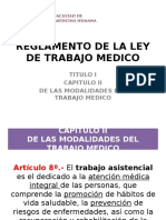 Reglamento de La Ley de Trabajo Medico 8-10