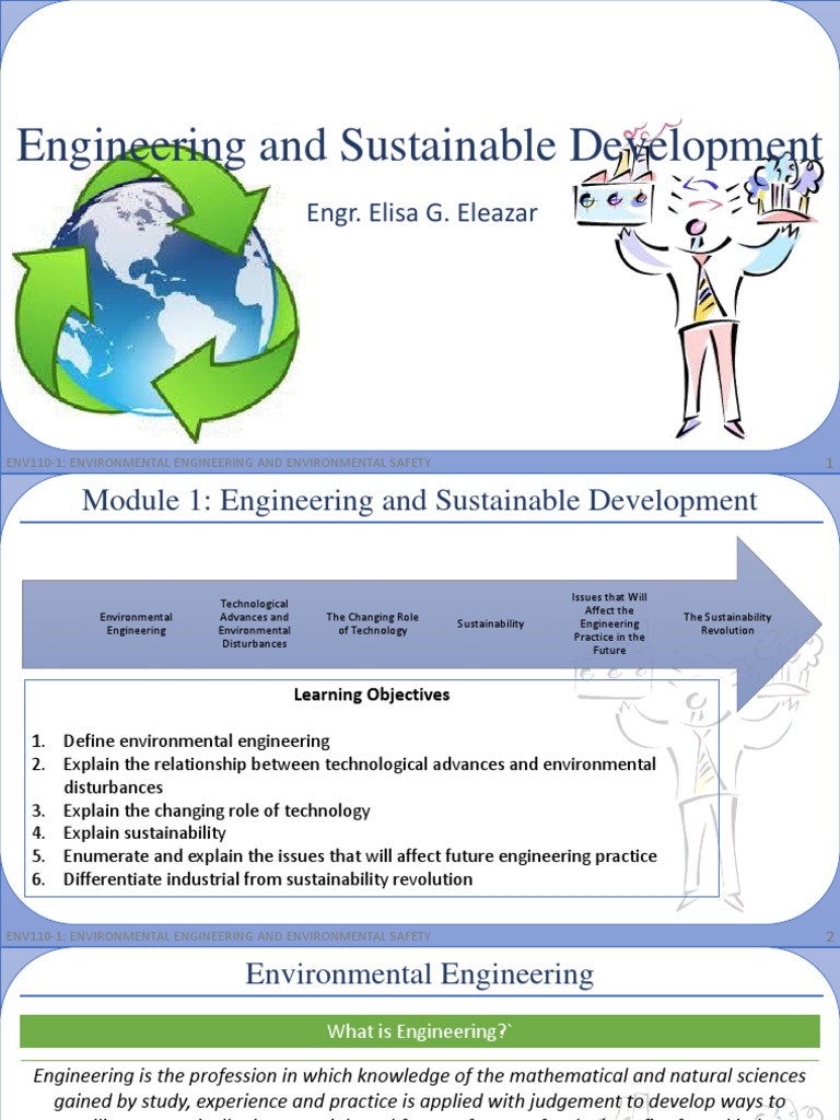 Engineering for Sustainable Development | PDF | Environmental ...
