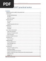 MS Word 2007 Practical Notes - 08!09!2014