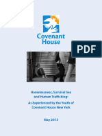 Covenant House - Homelessness, Survival Sex and Human Trafficking PDF