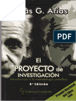 El proyecto de investigación. Fidias Arias. Sexta edición.pdf